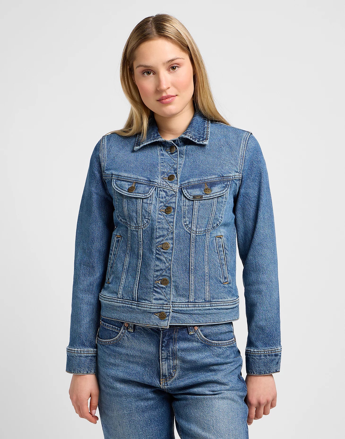 LEE RIDER JACKET Jeansjacke - Ocean Wash Denim - 112341297