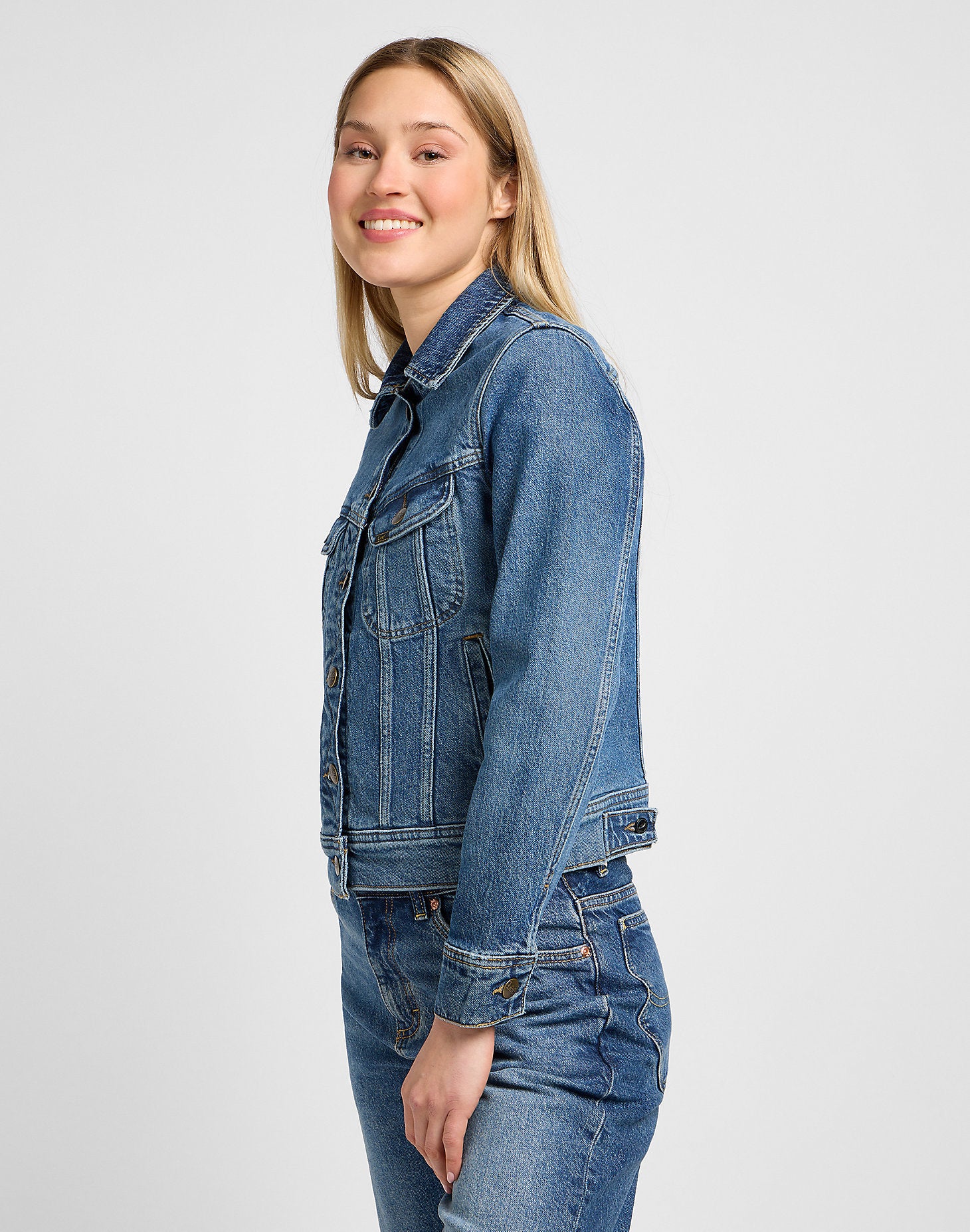 LEE RIDER JACKET Jeansjacke - Ocean Wash Denim - 112341297 von LEE