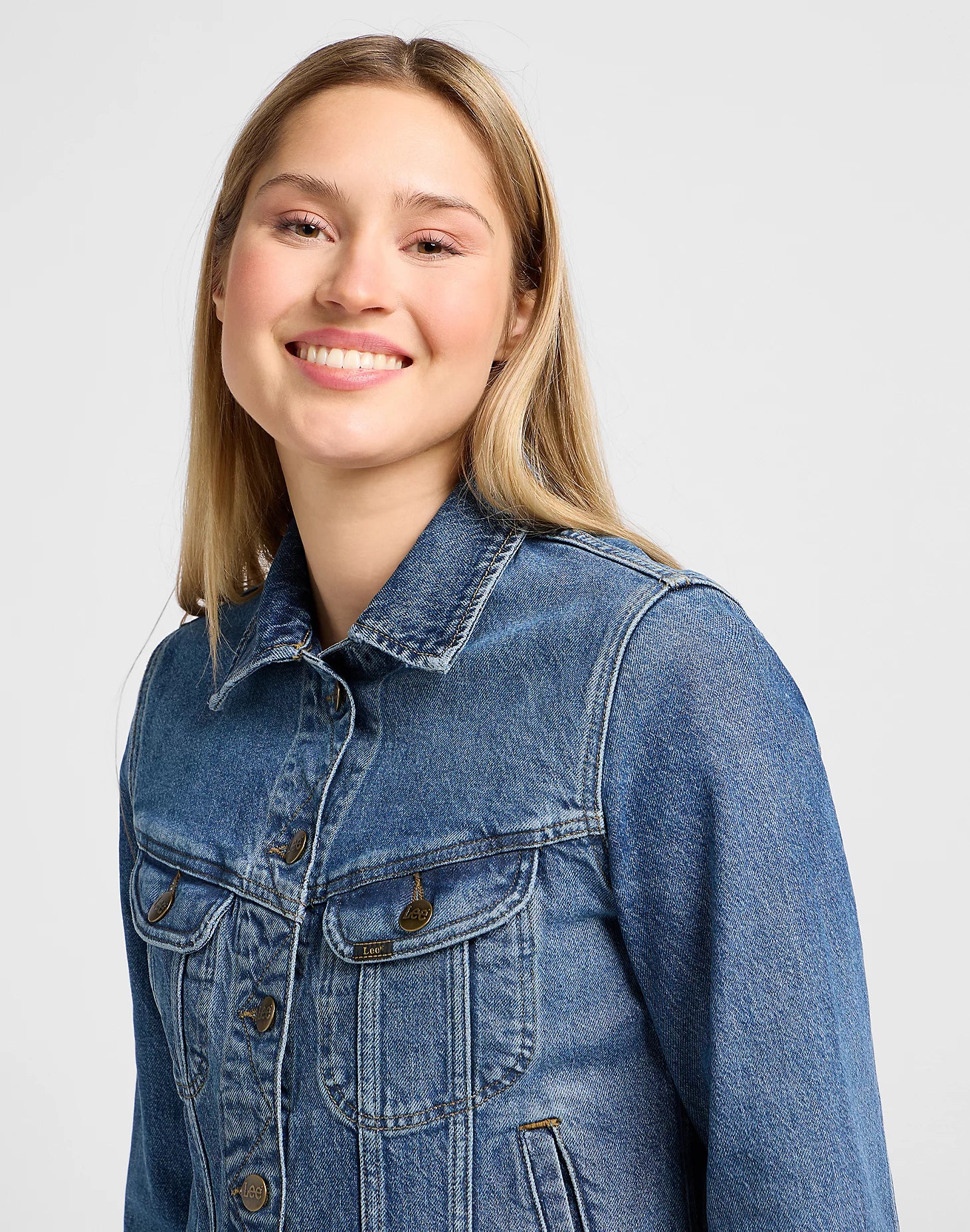 LEE RIDER JACKET Jeansjacke - Ocean Wash Denim - 112341297 von LEE