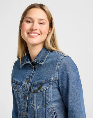 LEE RIDER JACKET Jeansjacke - Ocean Wash Denim - 112341297