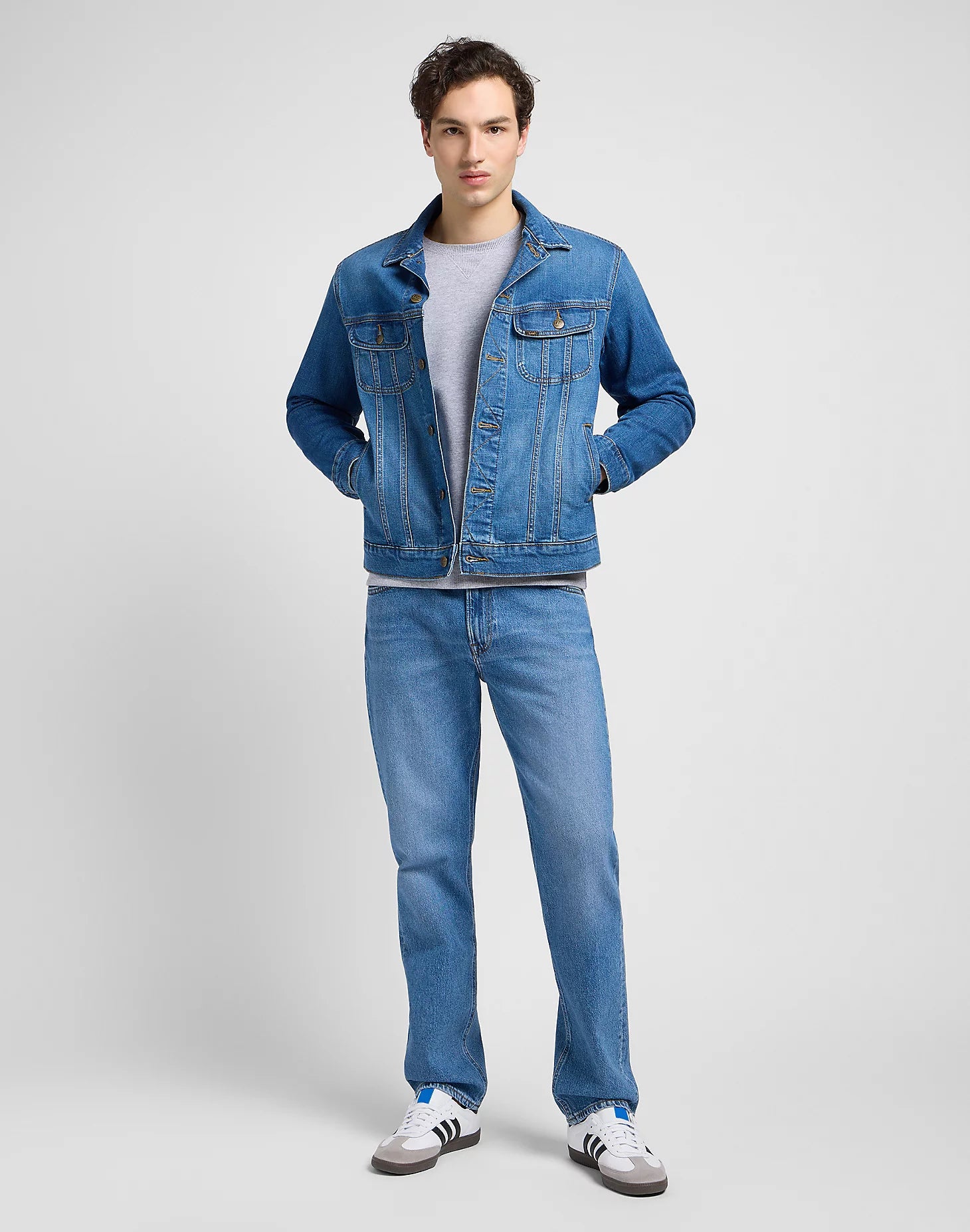 LEE Rider Jacket Jeansjacke - Ocean Drift Blue - 112341637 von LEE