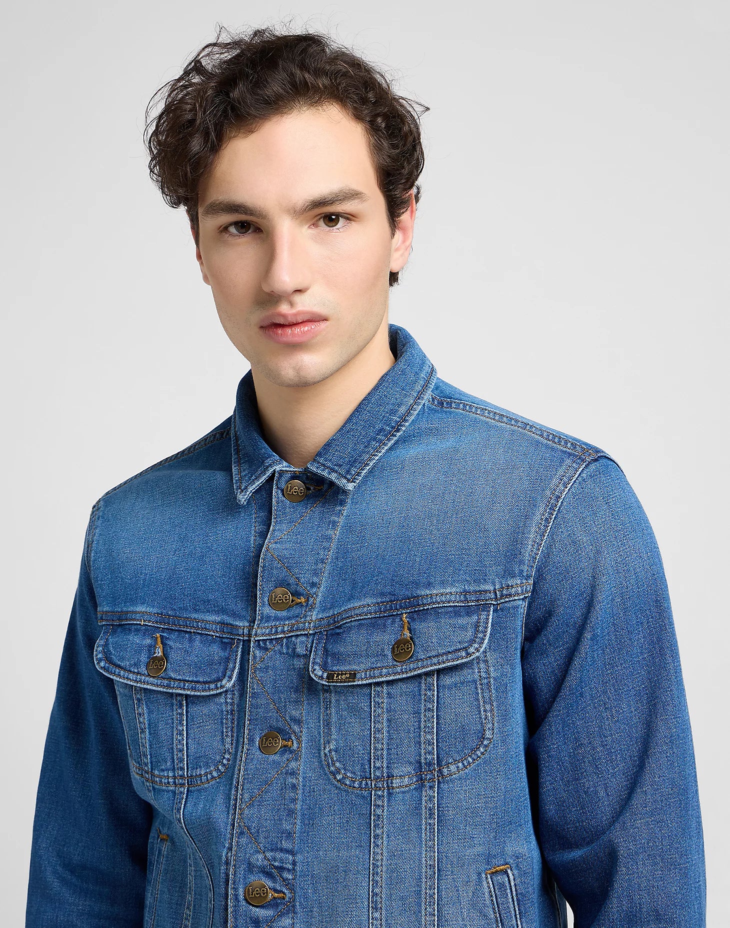 LEE Rider Jacket Jeansjacke - Ocean Drift Blue - 112341637 von LEE