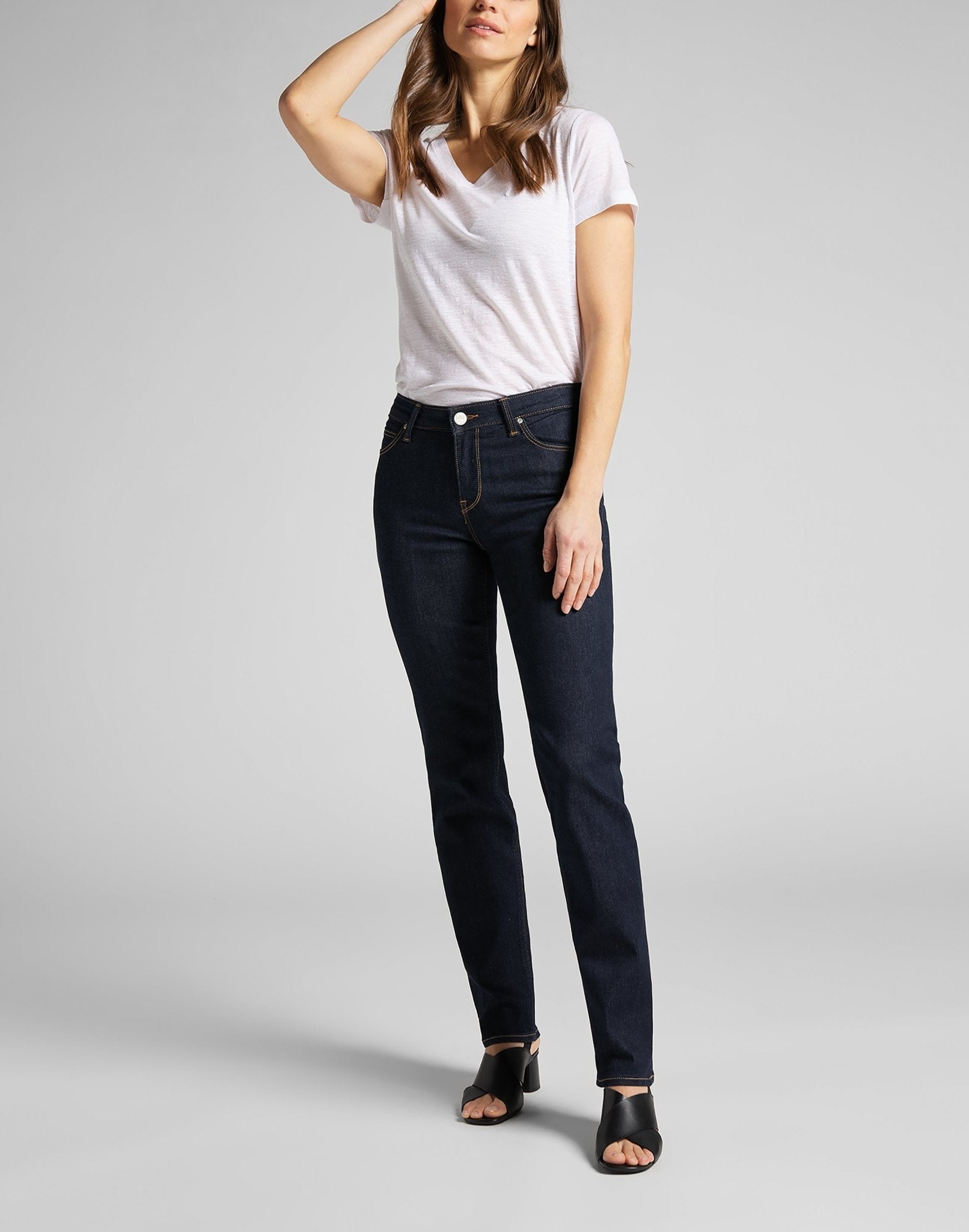 LEE MARION STRAIGHT Straight Jeans - Midnight Espresso Blue - 112105808 von LEE
