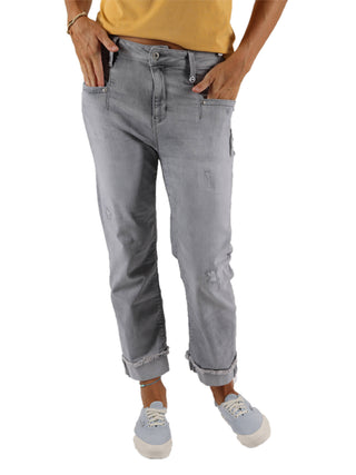 MOD JEANS NAIROBI Five Pocket - Silver Mist Rip - SP23-2071.2806