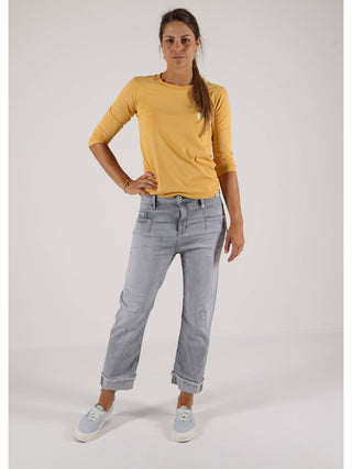 MOD JEANS NAIROBI Five Pocket - Silver Mist Rip - SP23-2071.2806