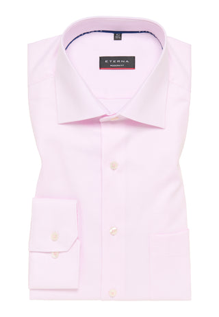 ETERNA MODERN FIT Langarm Hemd - Blush Quartz Twill - 3116-50-X169