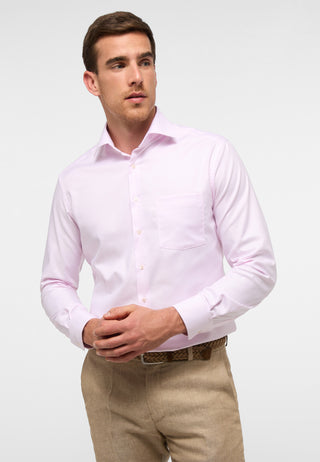 ETERNA MODERN FIT Langarm Hemd - Blush Quartz Twill - 3116-50-X169