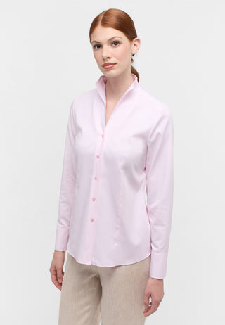 ETERNA REGULAR FIT Langarm Bluse - Rose Quartz Dots - 7001-51-D266
