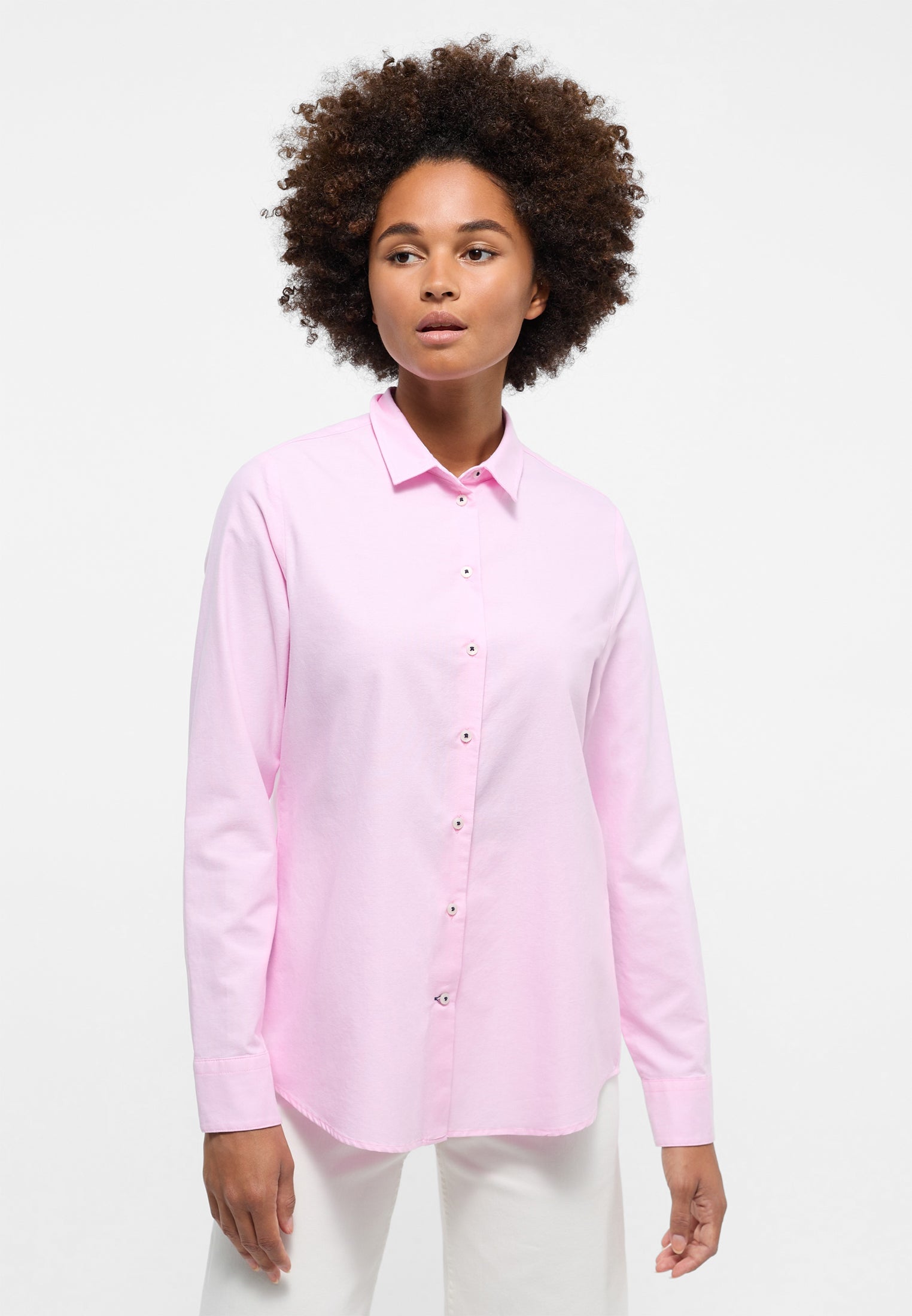 ETERNA REGULAR FIT Langarm Hemd - Blush Whisper Pink - 5124-50-D935