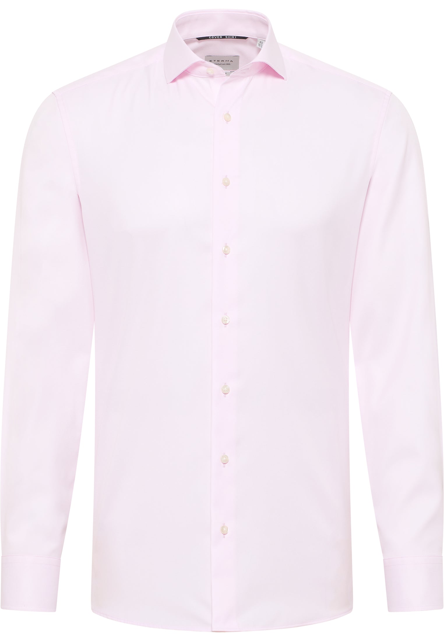 ETERNA SLIM FIT COVER SHIRT - Blush Quartz Pink - 8817-50-F182