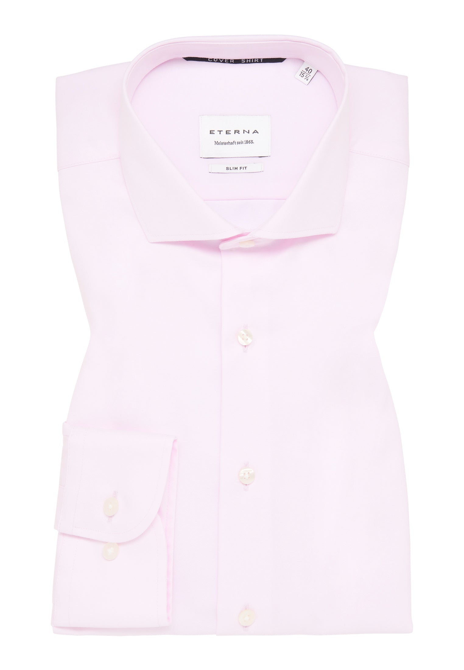 ETERNA SLIM FIT COVER SHIRT - Blush Quartz Pink - 8817-50-F182 von Eterna