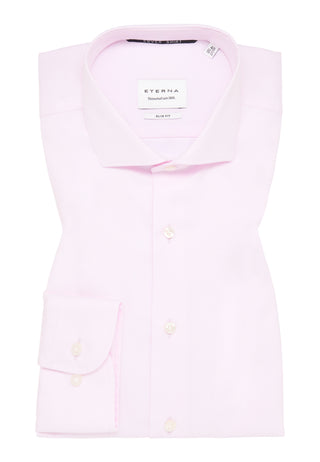ETERNA SLIM FIT COVER SHIRT - Blush Quartz Pink - 8817-50-F182