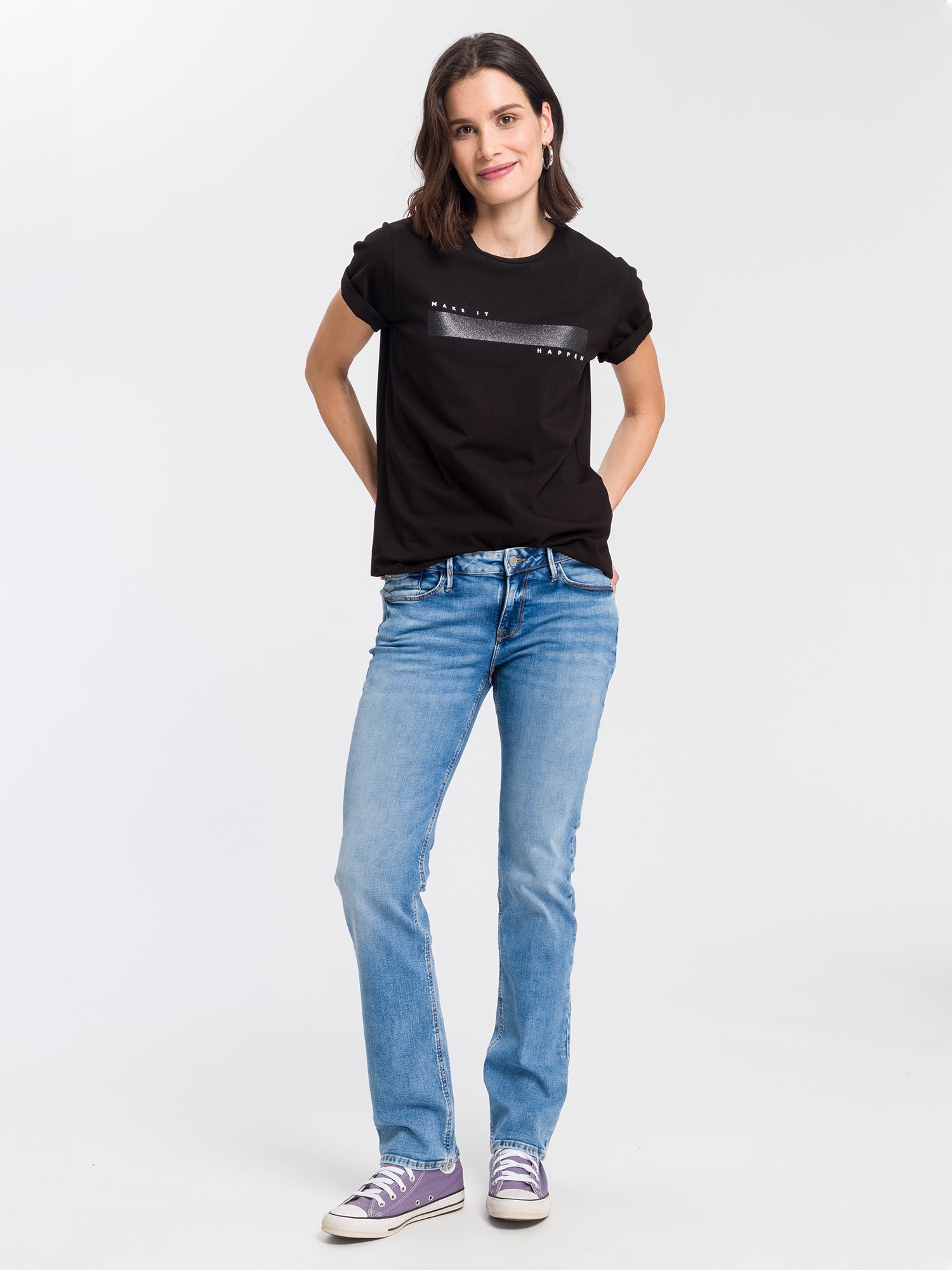 CROSS JEANS ROSE bleu moyen délavé N487-076 von Cross Jeans