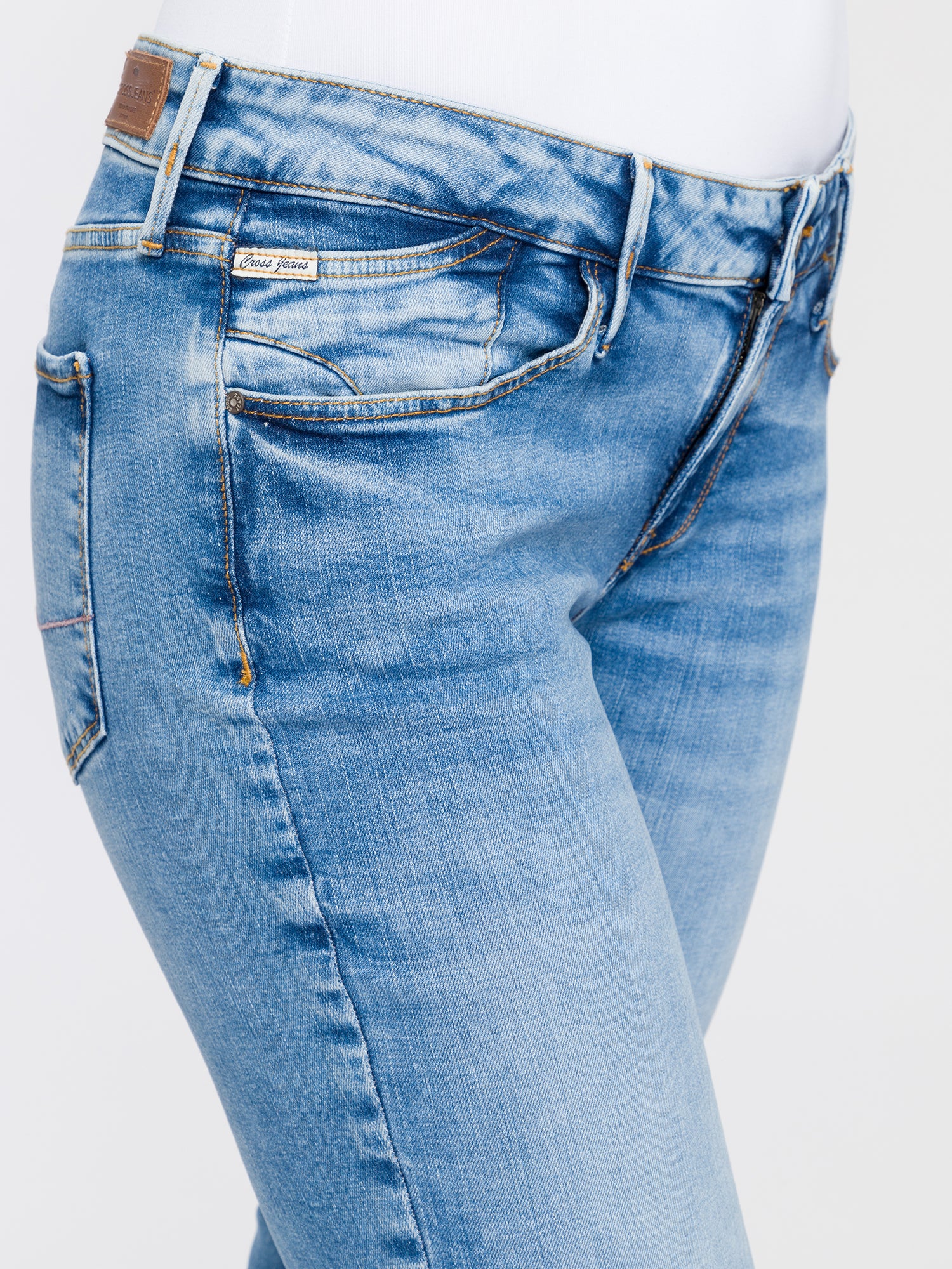 CROSS JEANS ROSE bleu moyen délavé N487-076 von Cross Jeans