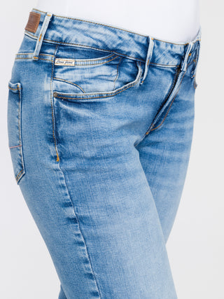 CROSS JEANS ROSE bleu moyen délavé N487-076