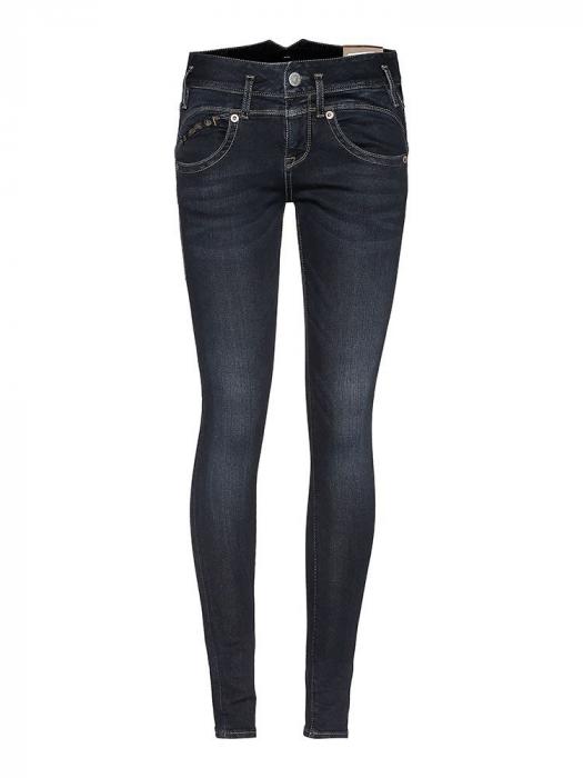 HERRLICHER PEARL Slim Denim Powerstretch clean - Dark Indigo Blue - 5692-D9668-051