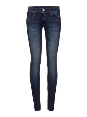 HERRLICHER TOUCH Slim Organic Denim - Deep Indigo Used - 5705-OD133-676