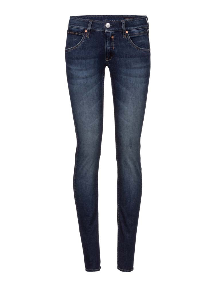 HERRLICHER TOUCH Slim Organic Denim - Deep Indigo Used - 5705-OD133-676