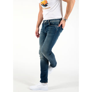 MOD JEANS RICARDO - Petrol Wash Blue Jogger - AU20-1002.3184