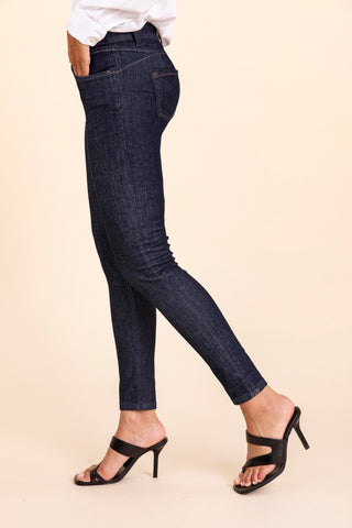 BLUE FIRE Alicia Skinny Jeans - Deep Midnight Indigo - 1044.256