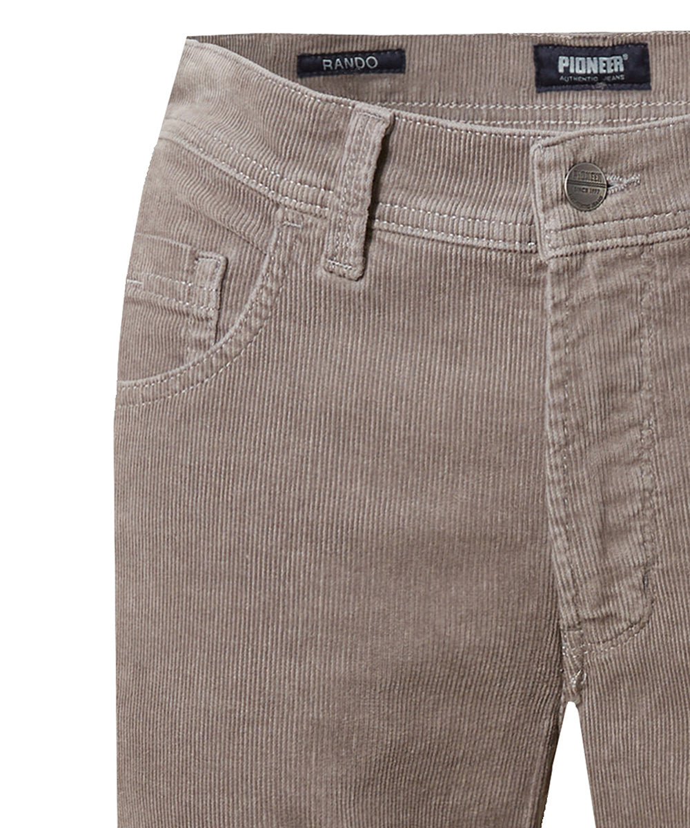 PIONEER Rando elegante Hose - Silver Taupe Cord - 16801 3225.9106 von Pioneer