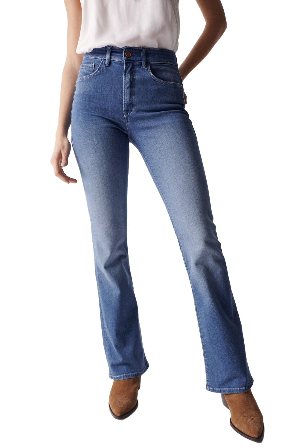 SALSA Glamour Push In Jeans - Coastal Sky Blue - 125726.8503