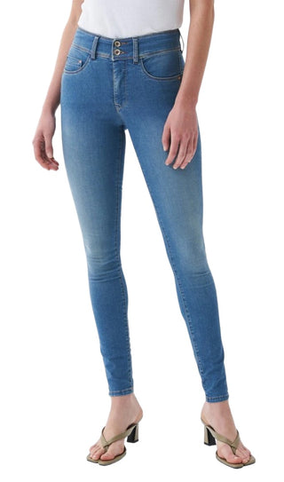 SALSA SECRET PUSH IN Jeans - Twilight Indigo - 125982.8506