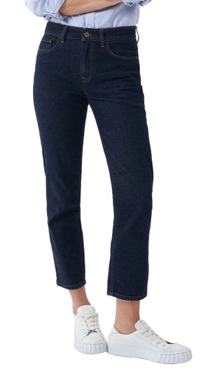 SALSA True Cropped Slim Jeans - Midnight Rinse Blue - 126111.8503