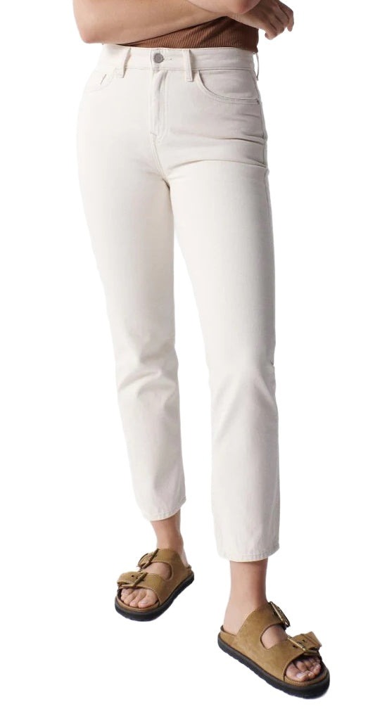SALSA TRUE Cropped Slim - Linen Dawn Beige - 126114.0071
