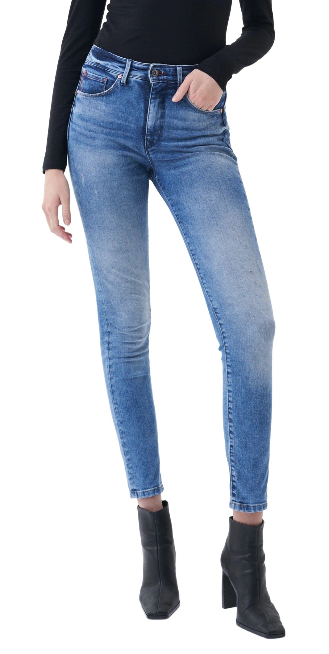 SALSA Secret Push In Jeans - Sea Breeze Denim - 126594.8503