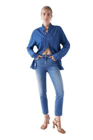 SALSA TRUE CROPPED Jeans - Harbor Sky Blue - 21007181.0510