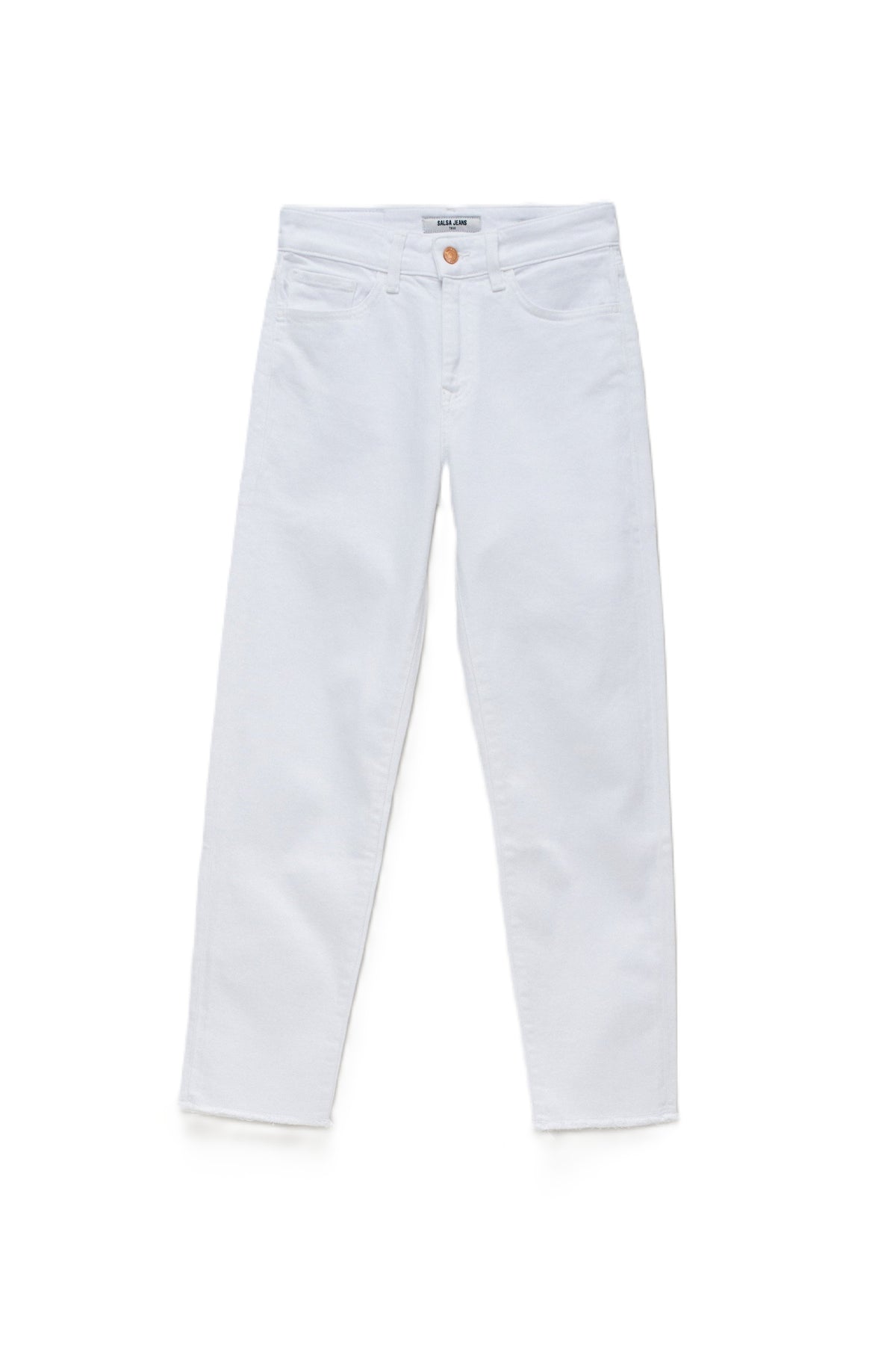 SALSA True Cropped Jeans - Bright Pearl White - 21008063.001