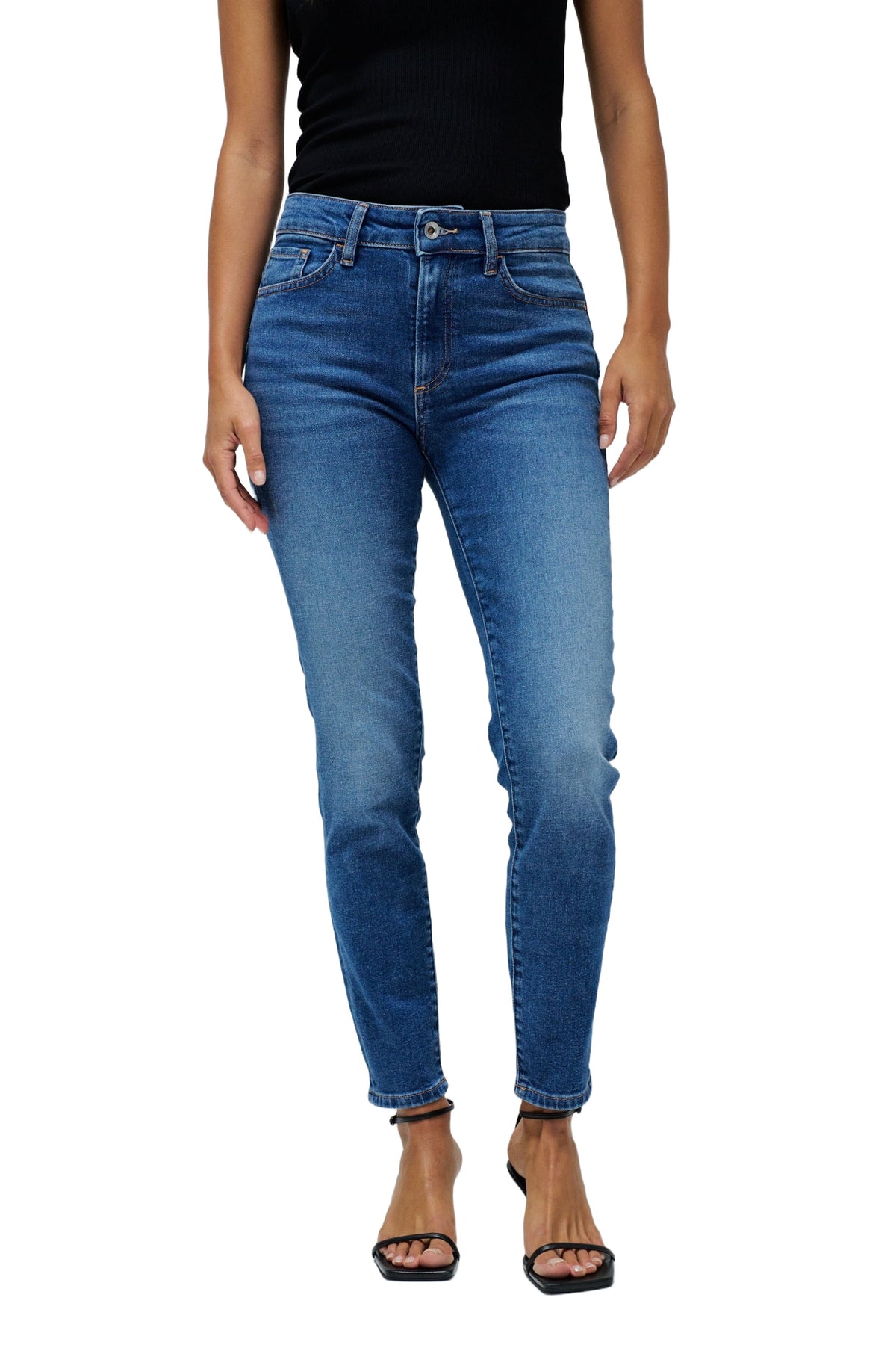 SALSA Destiny Push Up CROP Jeans - Ocean Denim Blue - 21008457.852