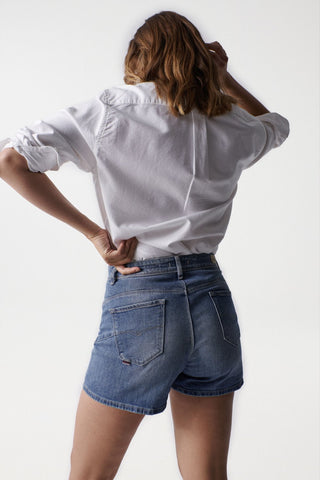 SALSA Glamour Push In Jeansshorts - Midnight Dusk Blue - 125696.8503