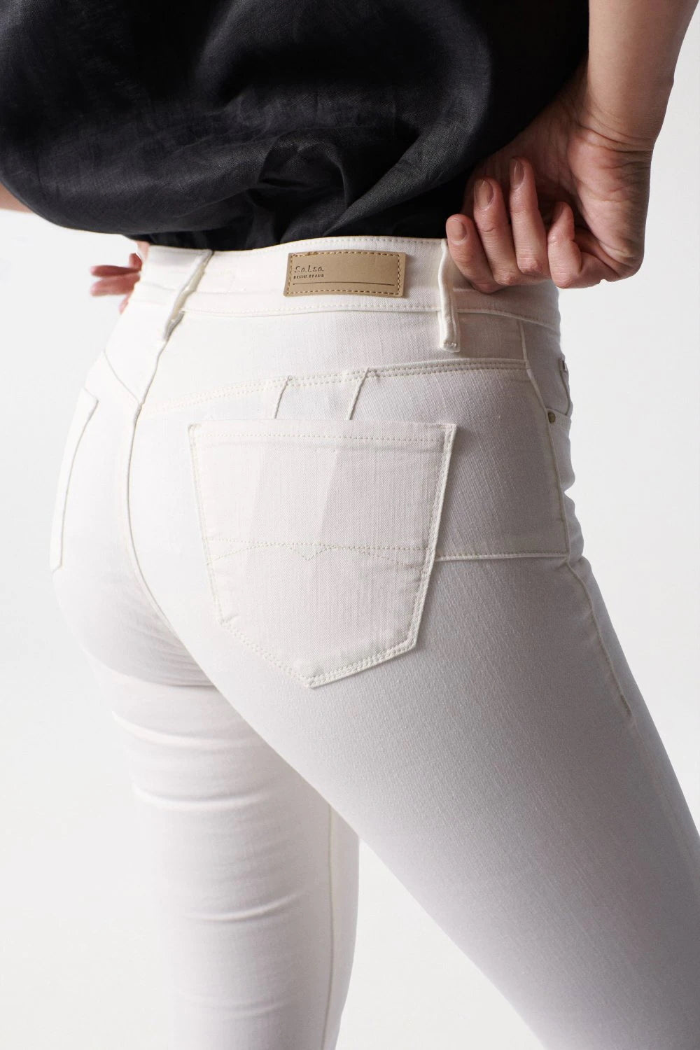 SALSA Wonder Push Up Jeans - Ivory Mist Denim - 126821.0071