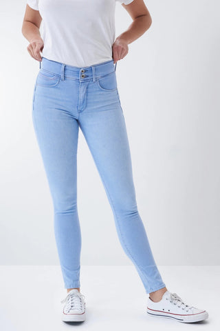 SALSA Secret Push In Jeans - Sky Fog Blue - 126355.8502