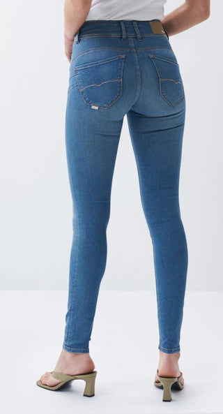 SALSA SECRET PUSH IN Jeans - Twilight Indigo - 125982.8506