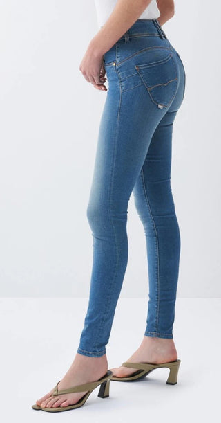 SALSA SECRET PUSH IN Jeans - Twilight Indigo - 125982.8506
