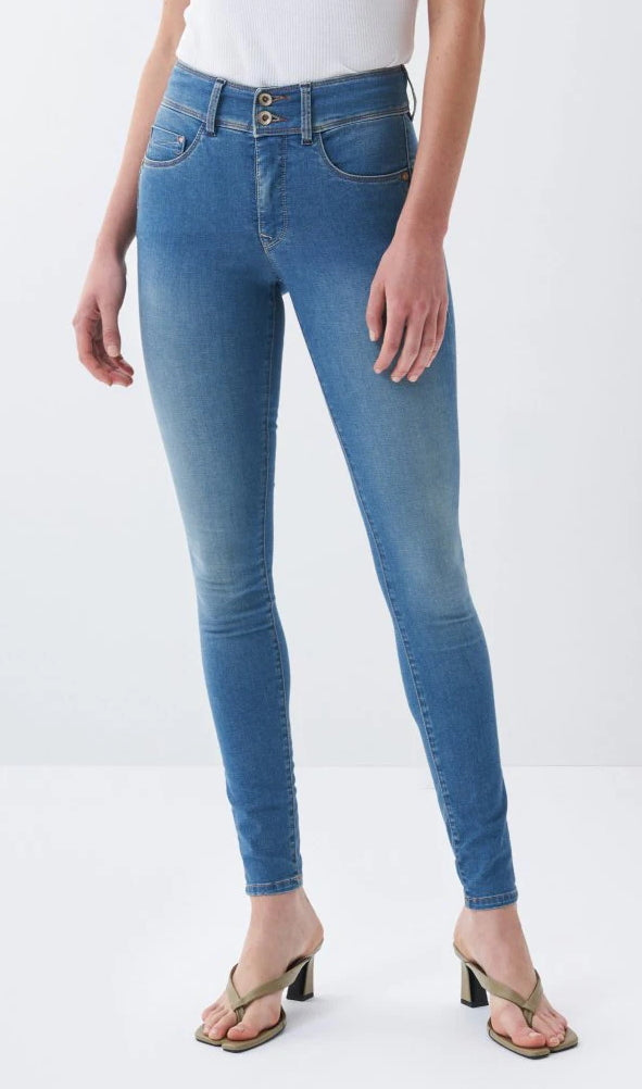 SALSA SECRET PUSH IN Jeans - Twilight Indigo - 125982.8506