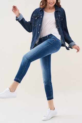 SALSA Maternity Hope Schwangerschaftsjeans - Coastal Indigo Wash - 122679.8502