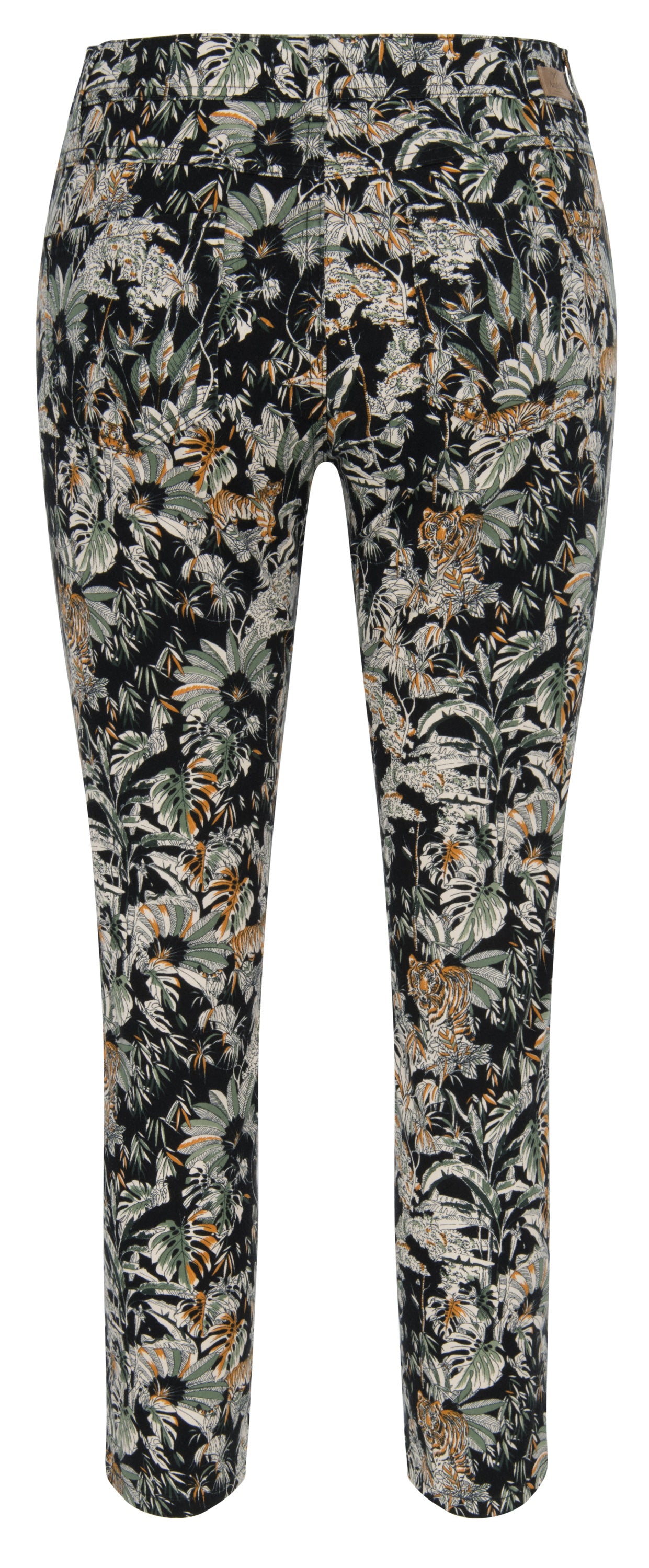 ANGELS Ornella Slit Capri-Hose - Black Jungle - 939 682207.109