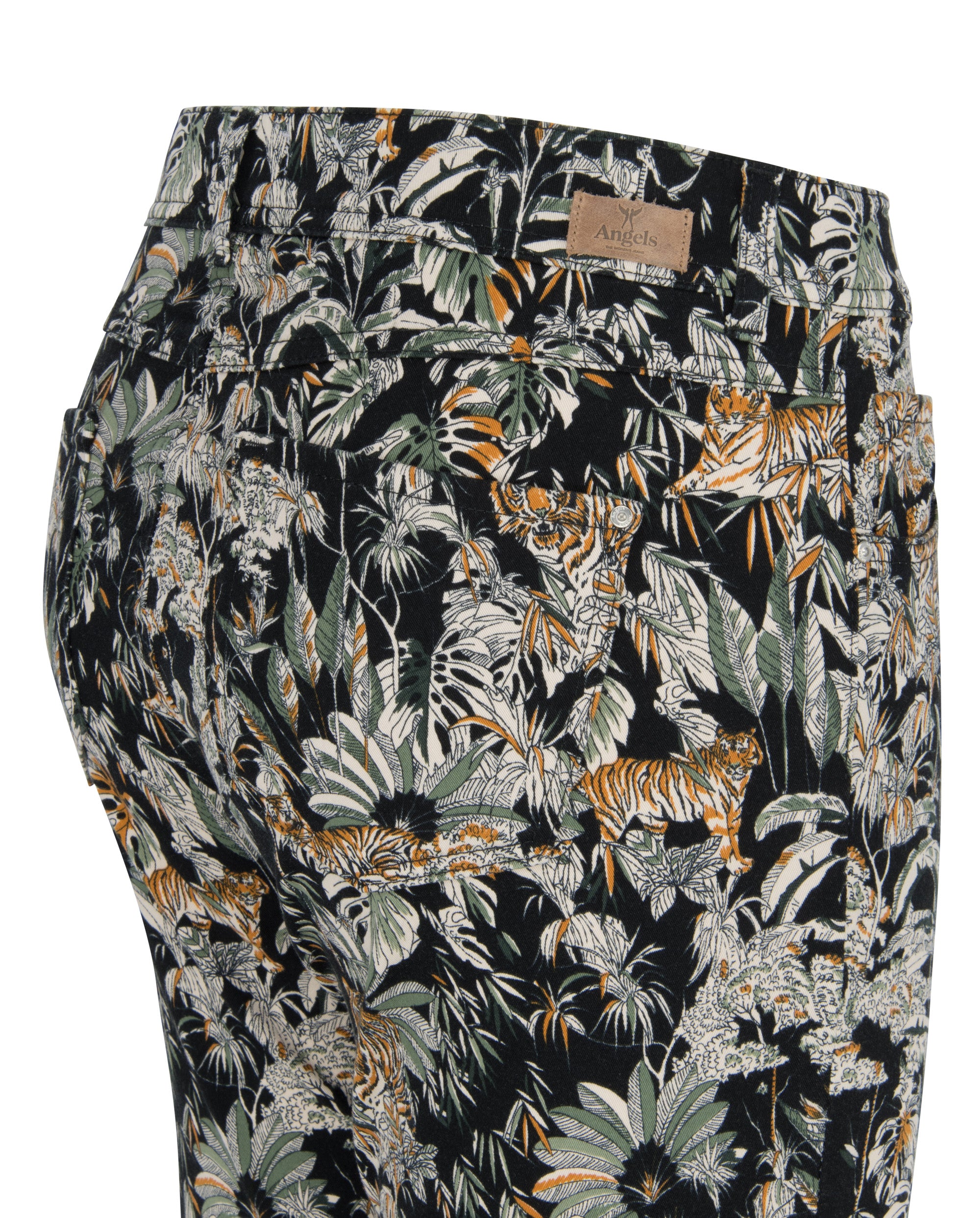 Pantalon Angels Ornella fendu noir jungle 939 682207.109 von Angels Jeans