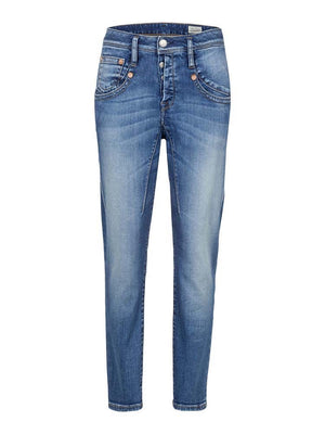 HERRLICHER Shyra Cropped Boyfriend - Azure Wash Taper - 5318-OD100-666