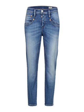 HERRLICHER Shyra Cropped Boyfriend - Azure Wash Taper - 5318-OD100-666