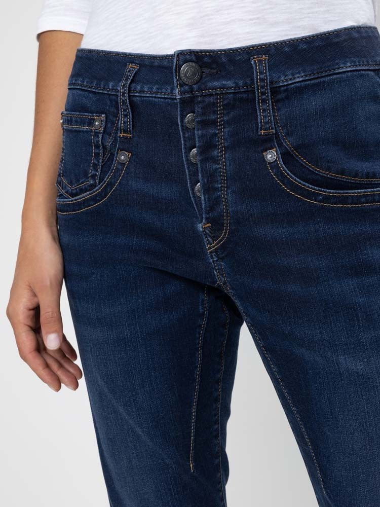 HERRLICHER SHYRA Cropped - Midnight Indigo Wash - 5318-OD102-059 von Herrlicher