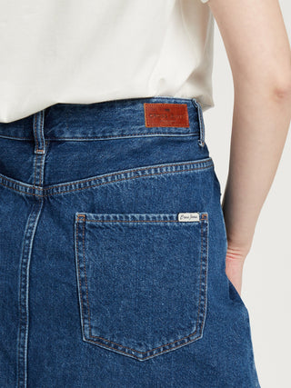 CROSS JEANS SKIRT Mini Rock A-Linien - Ocean Ink Blue - B302-007