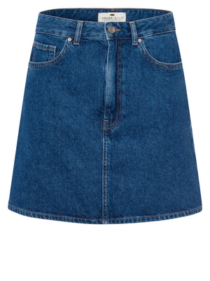 CROSS JEANS SKIRT Mini Rock A-Linien - Ocean Ink Blue - B302-007