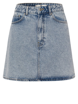 CROSS JEANS Skirt Mini A-Linien - Light Denim Sky - B302-008
