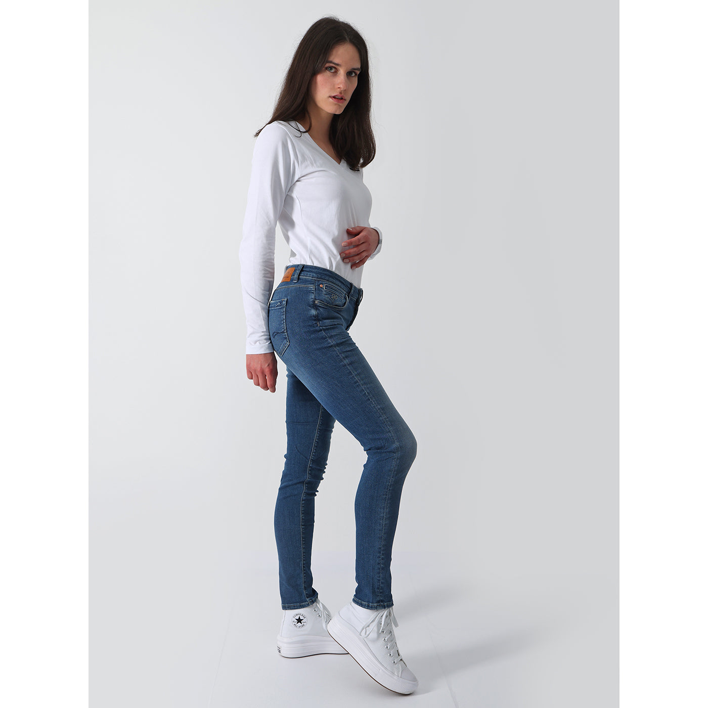 MOD JEANS Monika Jeans - Oceanwashed Harbor Blue - AU23-2045.1092