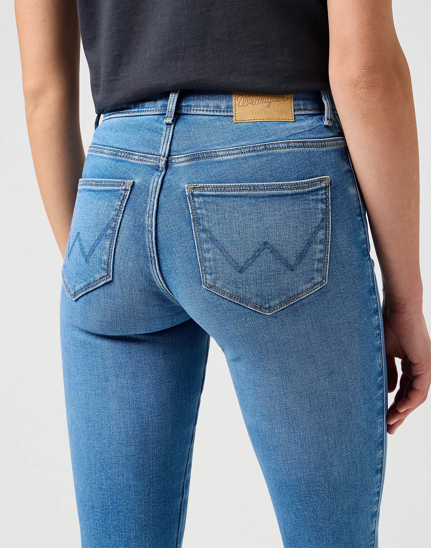 WRANGLER Slim pearl - Coastal Mist Blue - 112332355 von Wrangler